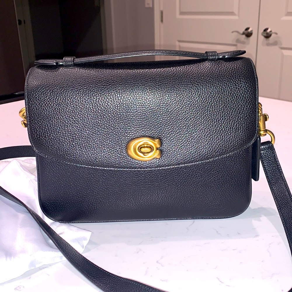 Black coach purse